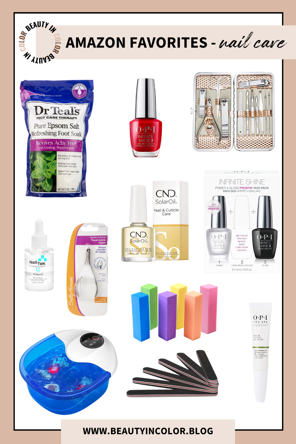 nail care products
